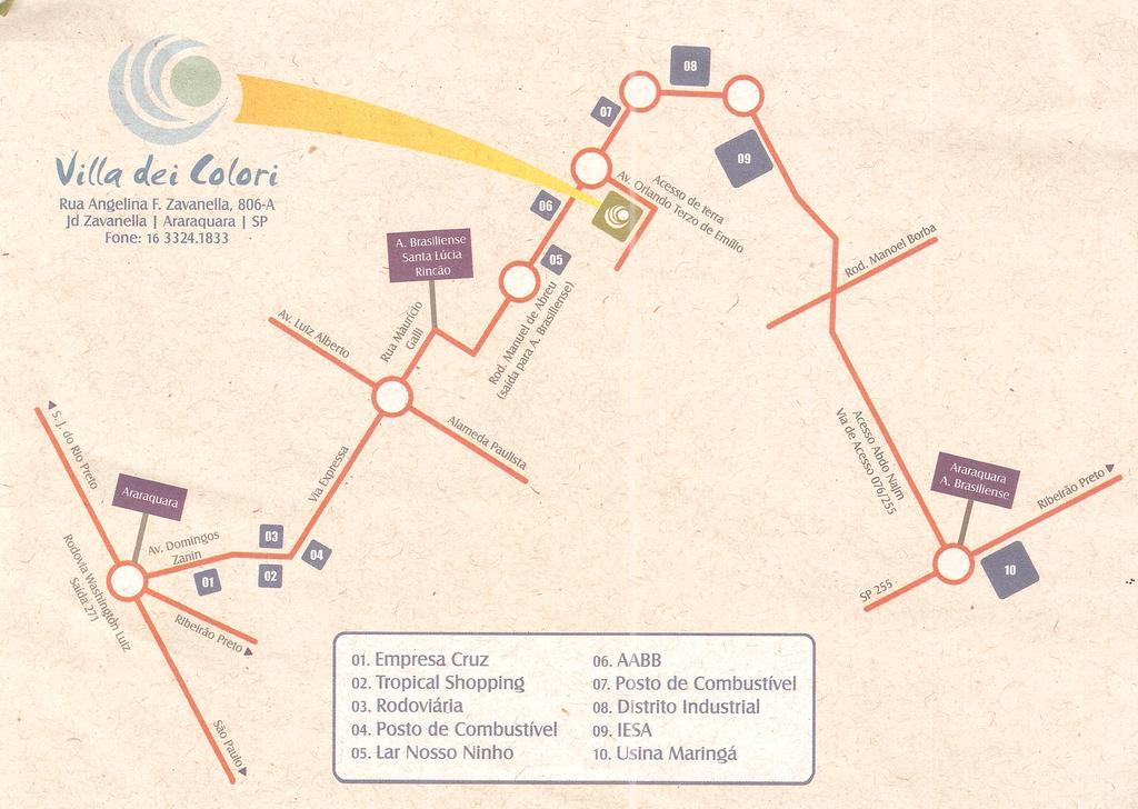 Villa Dei Colori Araraquara Esterno foto